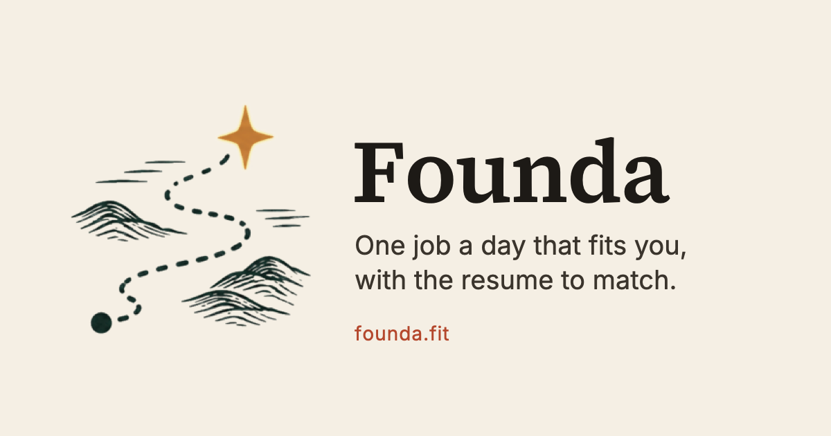 A job-search tool that finds one relevant & verified-open job a day, tailors the CV for that role, a